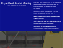 Tablet Screenshot of callcoastalcleaning.com